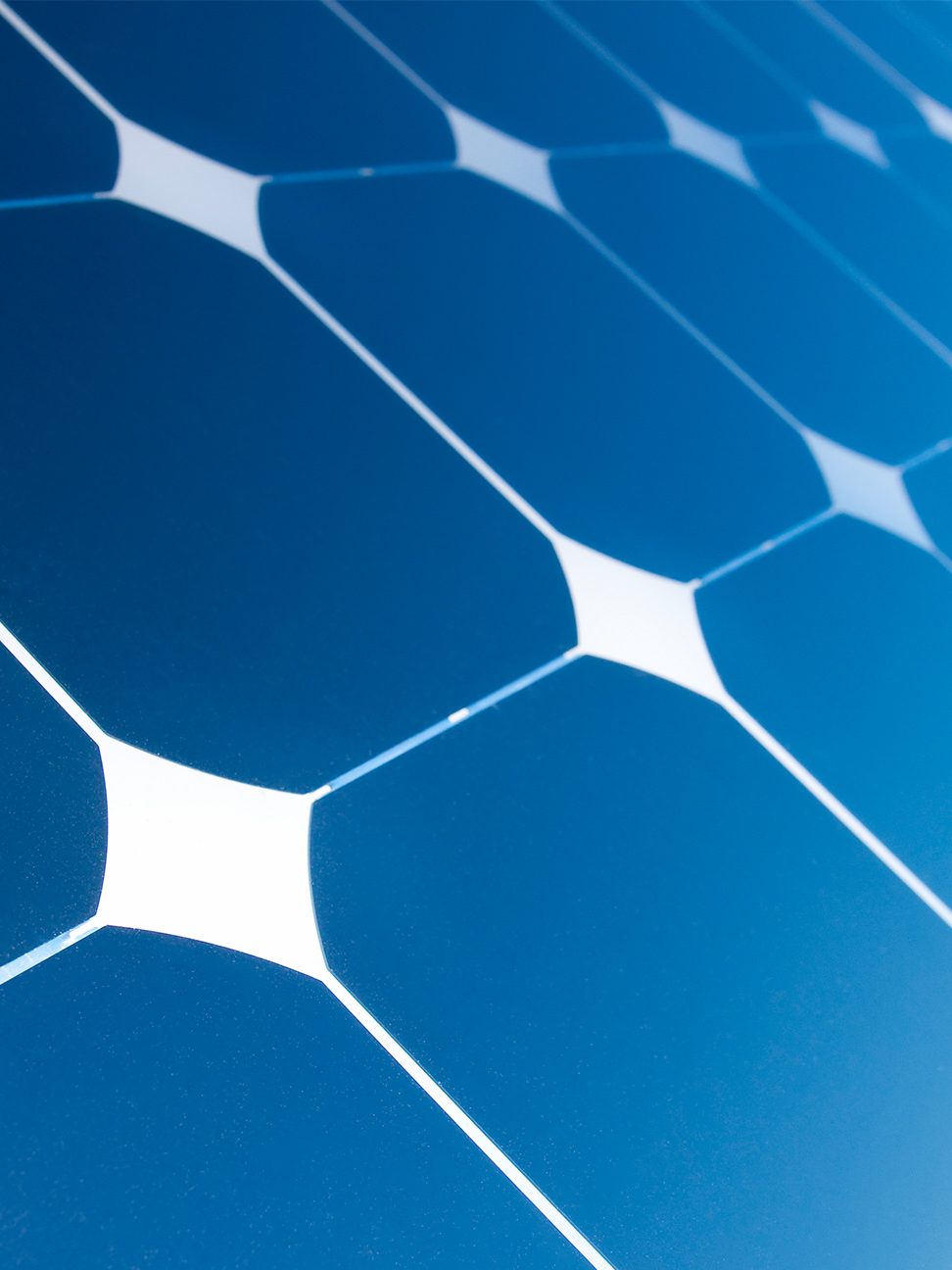 Background of Blue Solar Panels