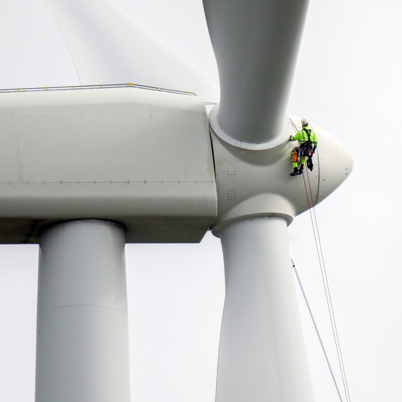 Image off offshore wind turbine