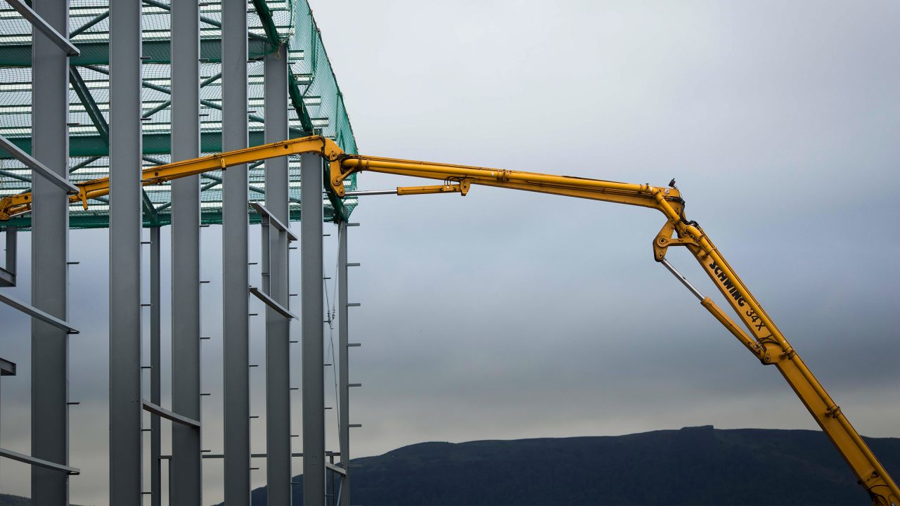 Waste to energy facility under construction